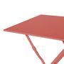 Voir la diapositive 5 : SWEEEK Table jardin bistrot pliable - Emilia carrée - Table carrée 70x70cm en acier thermolaqué