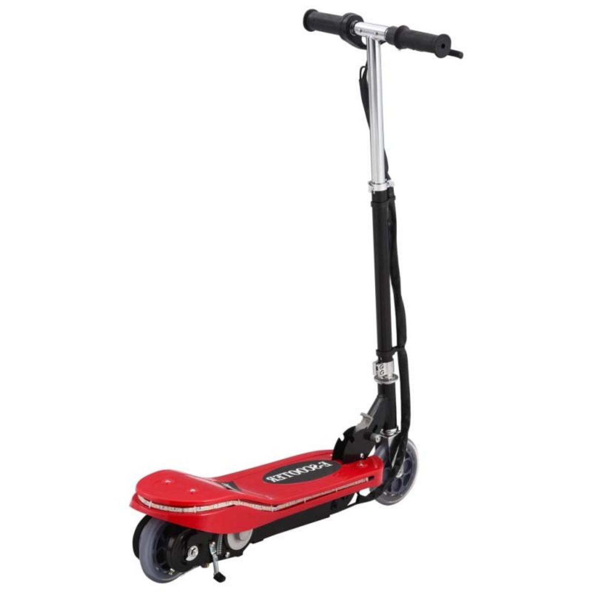 VIDAXL Trottinette électrique avec LED 120 W Rouge