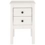 Voir la diapositive 5 : VIDAXL Table de chevet Blanc 40x35x61,5 cm Bois de pin massif