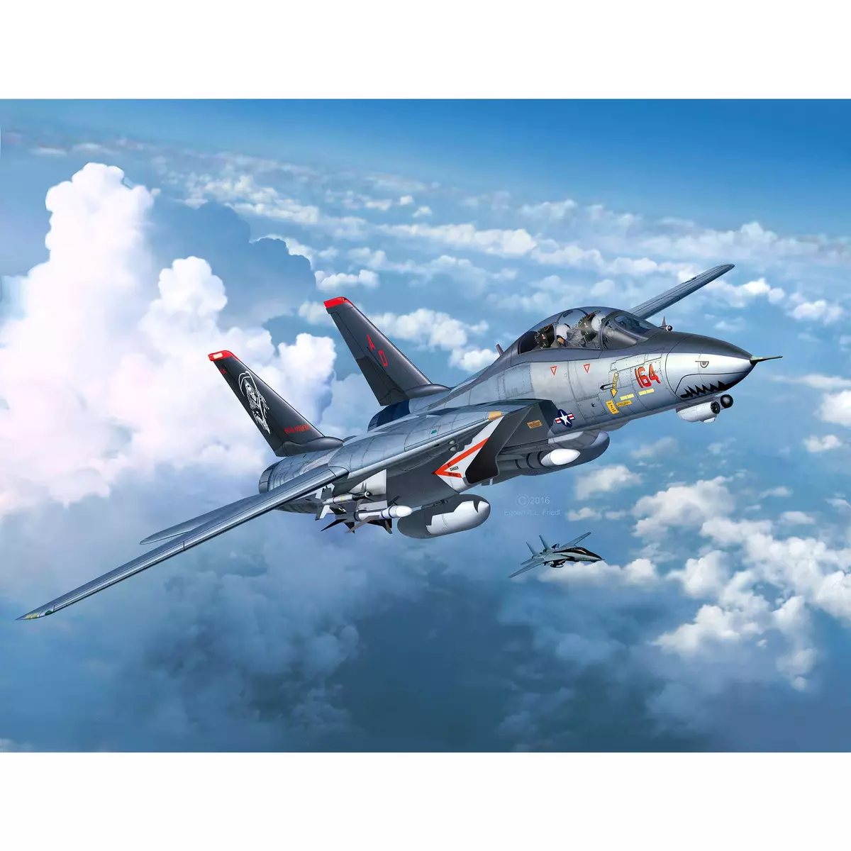Revell Maquette avion : Model Set : F 14D Super Tomcat 1