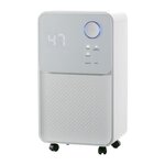 OCEANIC OCEANIC Deshumidificateur dair electrique - Extraction 12 litres/jour - Sechage du linge - Drainage continu - Affichage LED