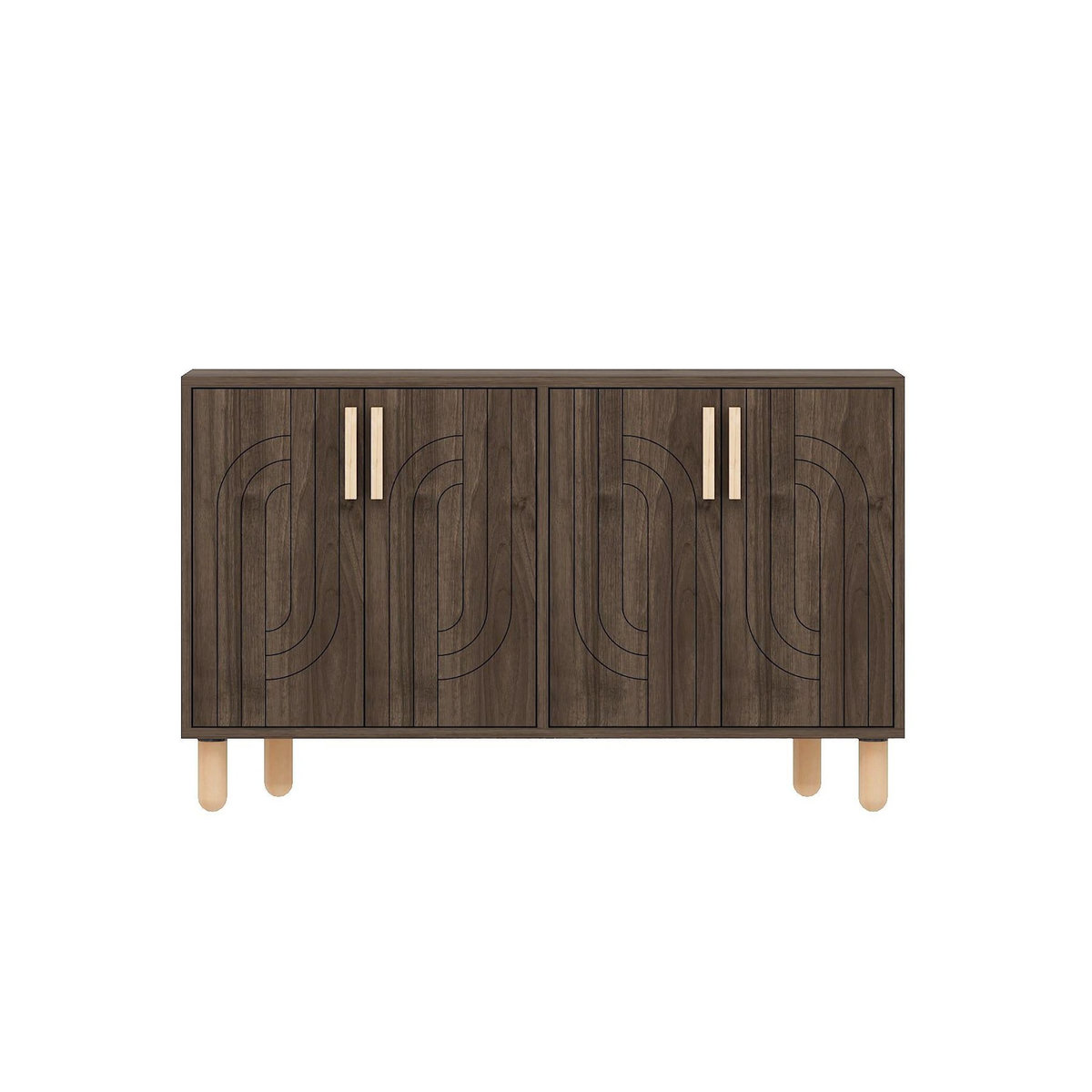 Habitat et Jardin Buffet en bois  Rodney  - 120 x 30 x 74 cm - Marron