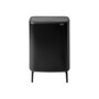 Voir la diapositive 1 : BRABANTIA Poubelle de cuisine tri sélectif Bo Touch Bin Hi 2x30L Matt Black
