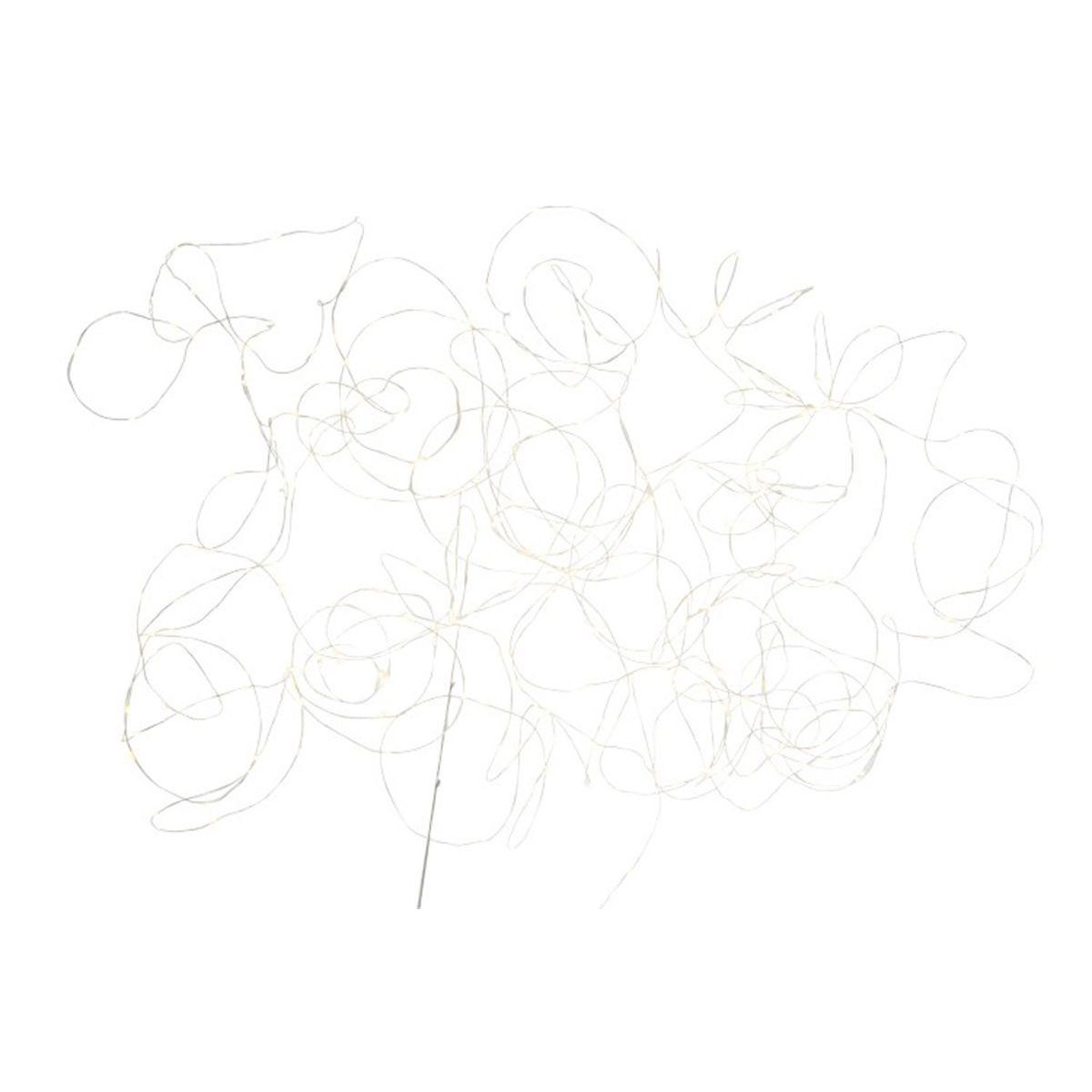 Voir la diapositive 2 : J-LINE Guirlande lumineuse  300 led  18cm blanc chaud