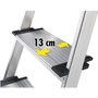 Voir la diapositive 2 : HAILO Escabeau 8 marches larges 3m45 en aluminium - PROFISTEP XXL