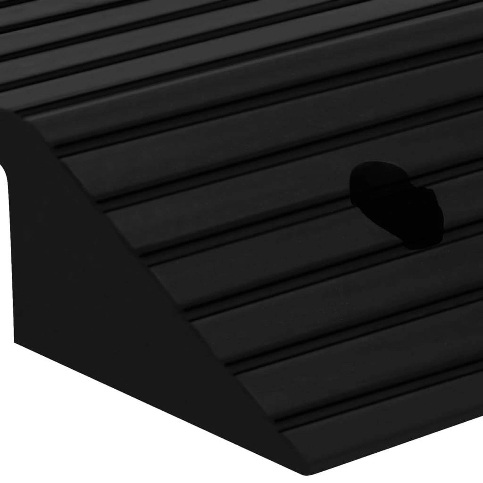 Voir la diapositive 5 : VIDAXL Rampe de seuil de pont 80x40x8 cm Caoutchouc