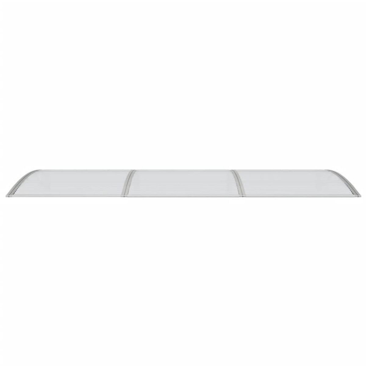 VIDAXL Auvent de porte Gris 300x100 cm Polycarbonate