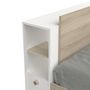 Voir la diapositive 3 : Lit 90x190/200 cm avec rangements LOREDANA