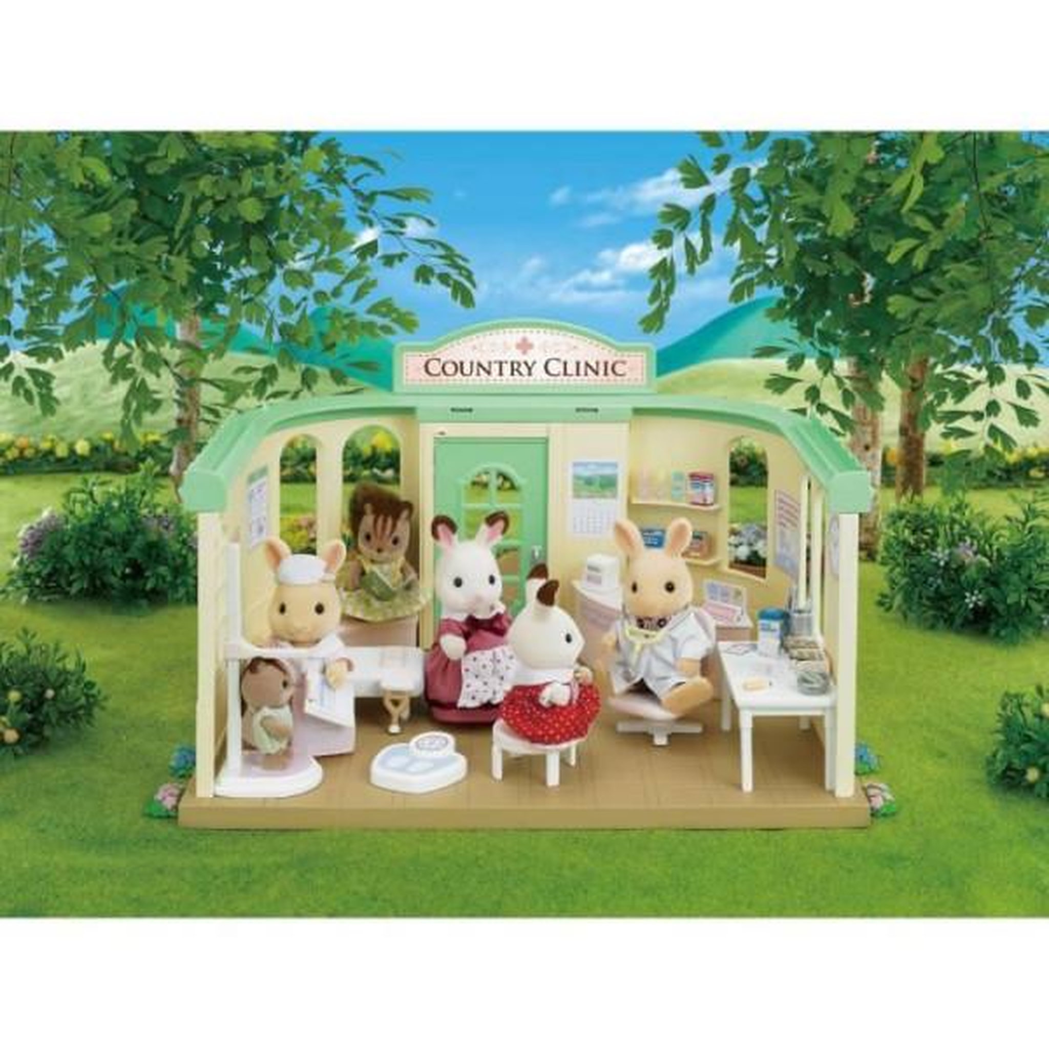 Voir la diapositive 5 : Sylvanian Families Cabinet médical miniature - SYLVANIAN FAMILIES - 5096 - Accessoires inclus