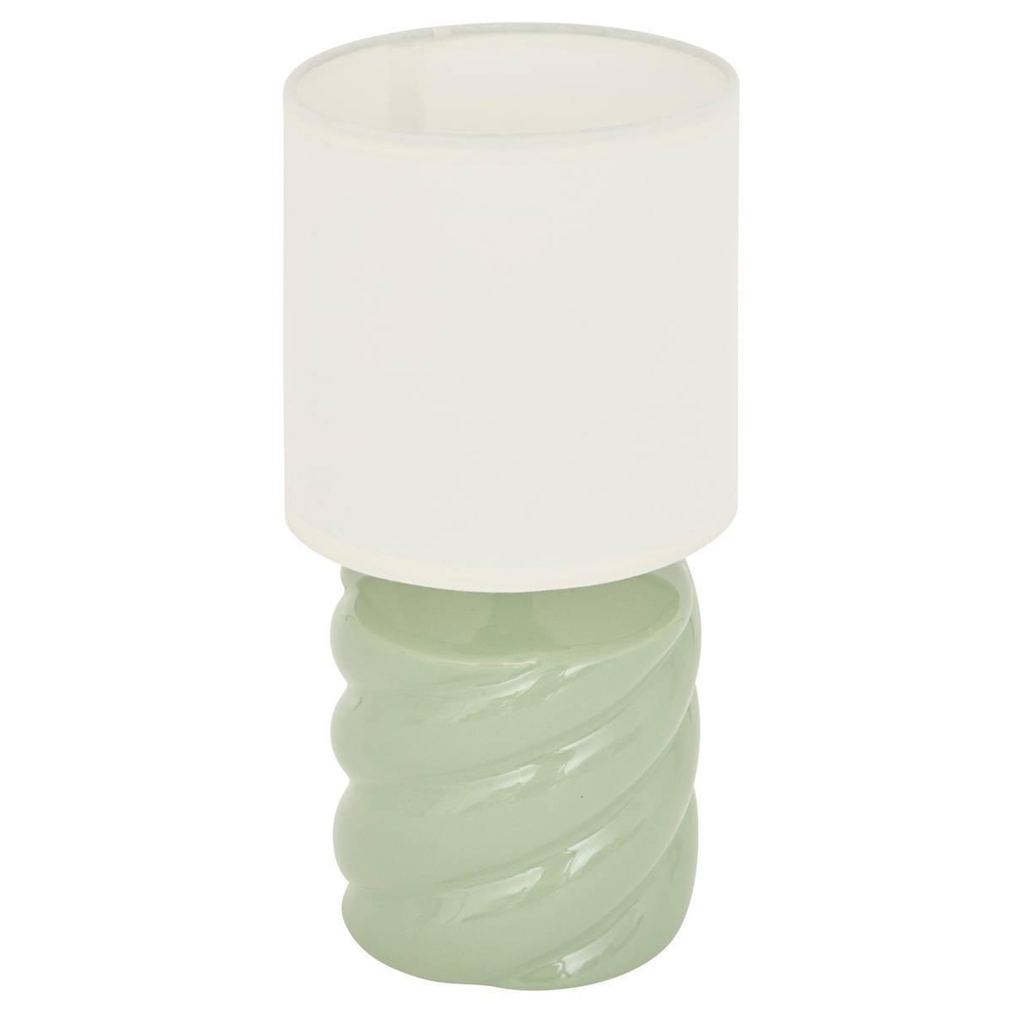 ATMOSPHERA Lampe à Poser en Grès  Noly  27cm Vert Céladon