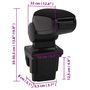 Voir la diapositive 6 : VIDAXL Accoudoir de voiture noir 16x32x(35-50,5) cm ABS