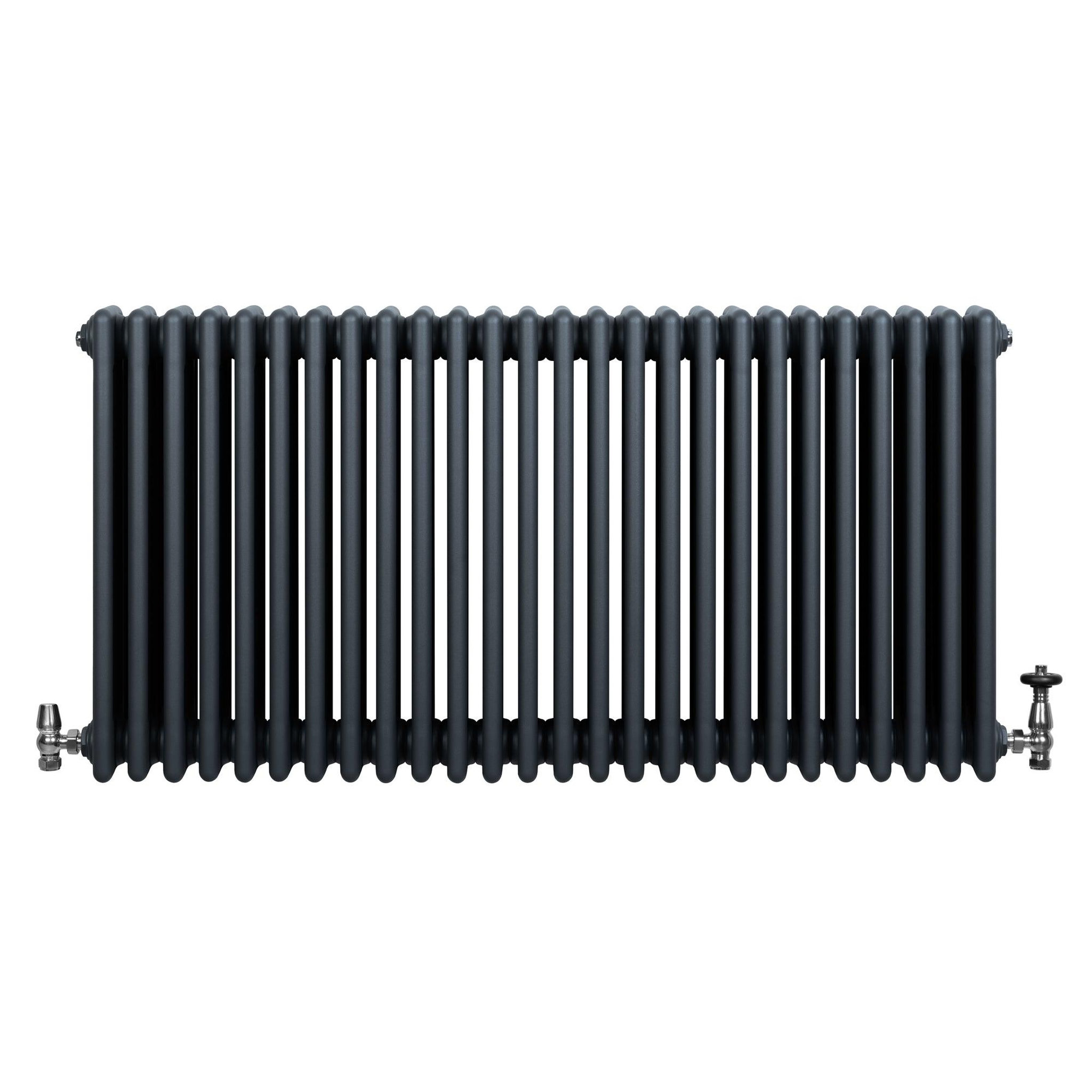 Voir la diapositive 2 : MONSTERSHOP Radiateur traditionnel à 4 colonnes & vannes - 600 x 1190 mm