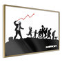 Voir la diapositive 1 : Paris Prix Affiche Murale Encadrée  Banksy The Whip