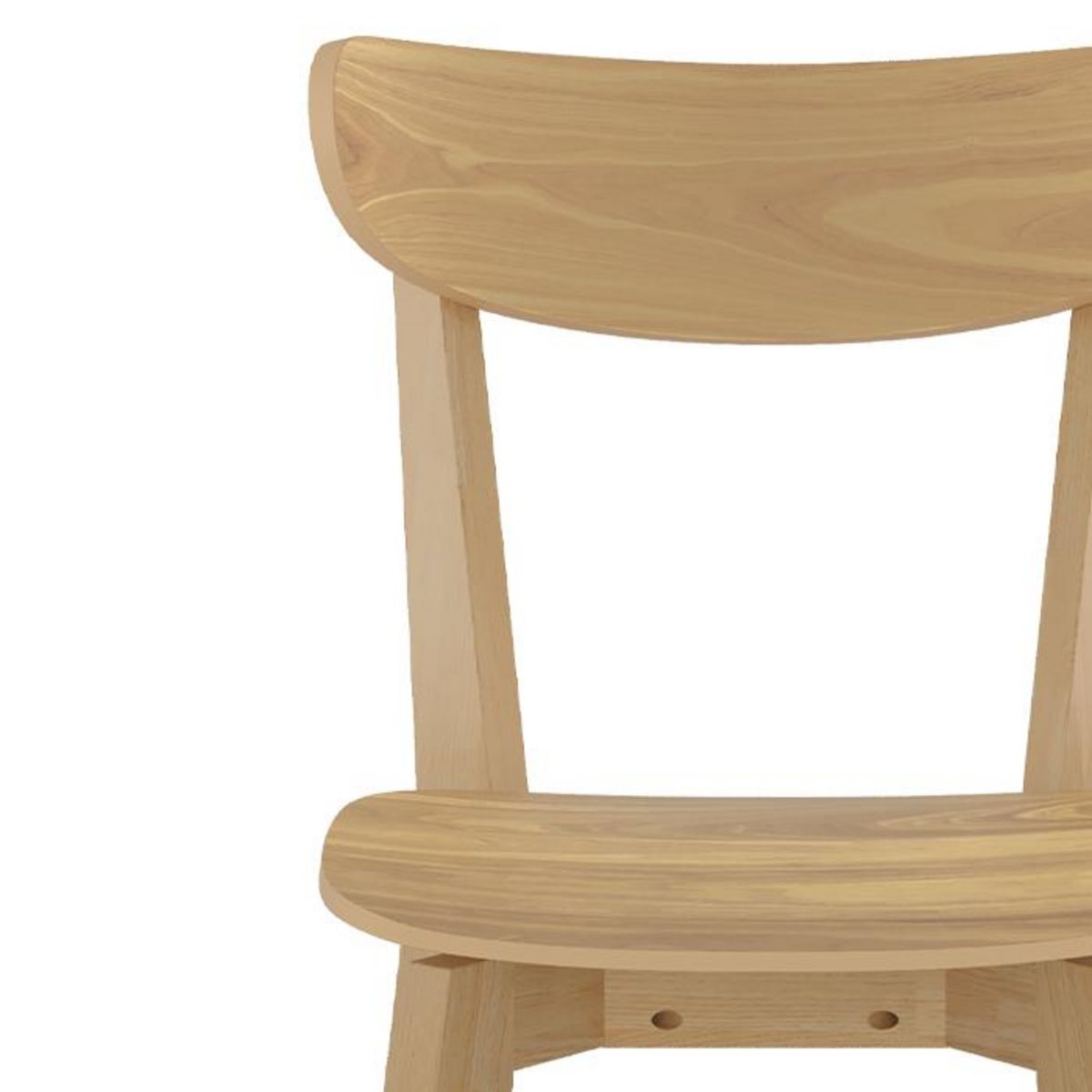 Rendez vous déco Lot de 2 chaises en bois clair - Tabata