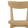 Voir la diapositive 6 : Rendez vous déco Lot de 2 chaises en bois clair - Tabata