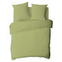 Voir la diapositive 2 : FUTURE HOME Housse de couette en coton 57 fils unie