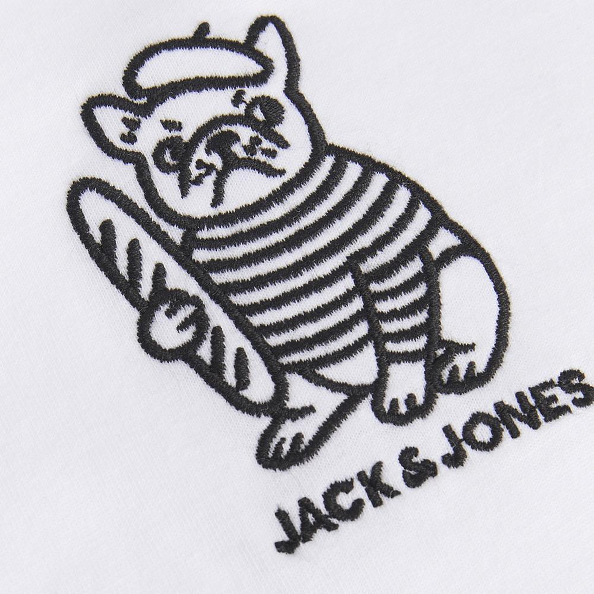 Voir la diapositive 4 : Jack & Jones T-Shirt Blanc Homme Jack & Jones Jordog