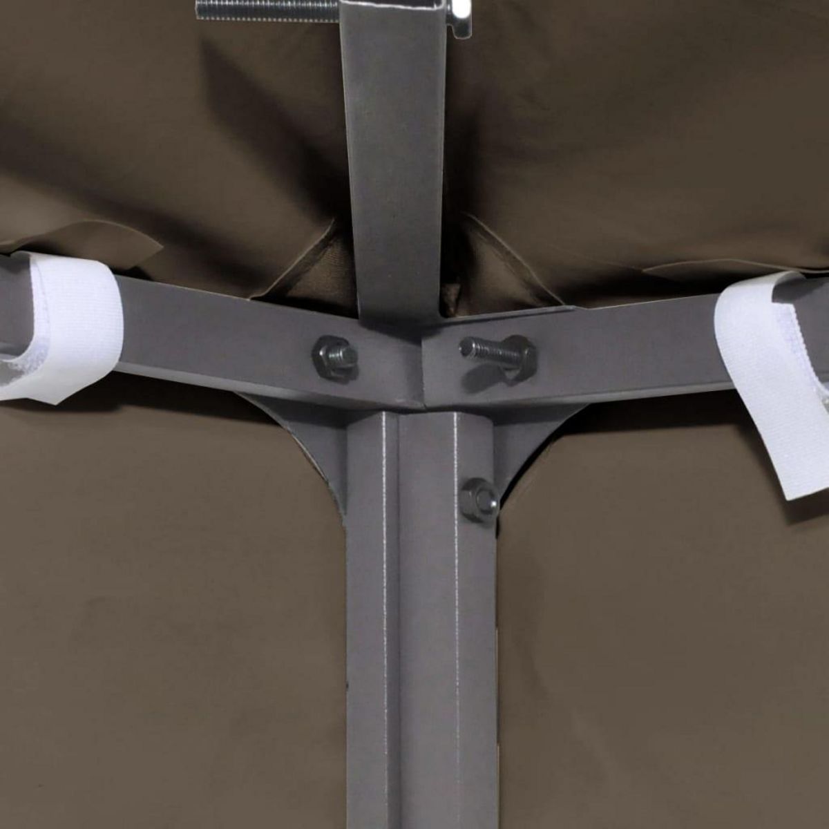 VIDAXL Toile superieure de gazebo 310 g/m^2 3x3 m Taupe