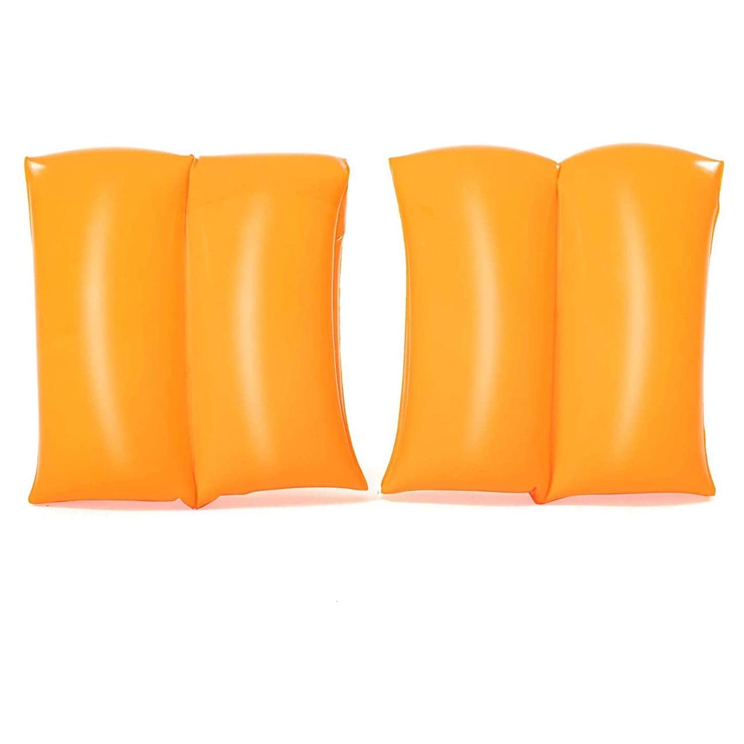 Paire de brassards de natation couleur unie