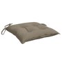 Voir la diapositive 5 : VIDAXL Coussins de palette lot de 4 taupe 50x50x7 cm tissu oxford