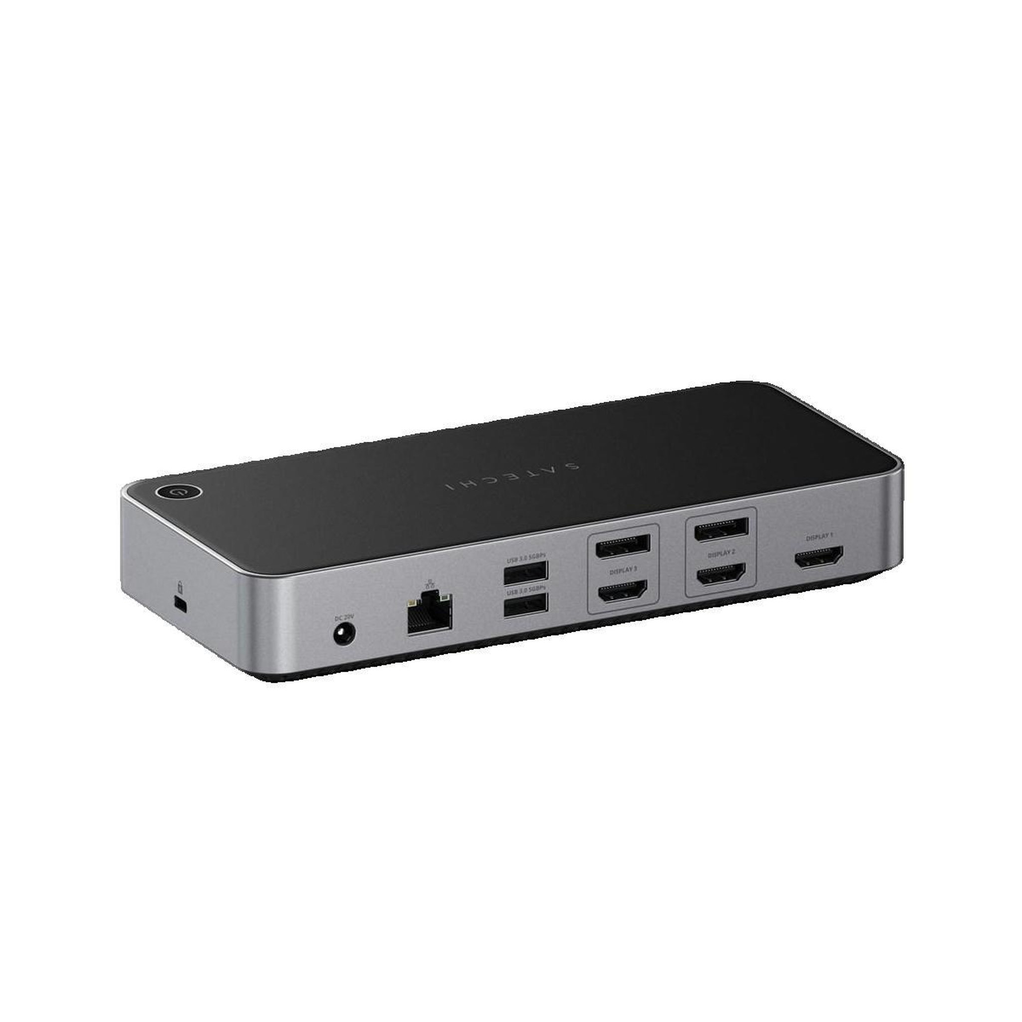 Voir la diapositive 2 : SATECHI Station d'accueil pour ordinateur Satechi Triple 4K - connectivité multi-écrans