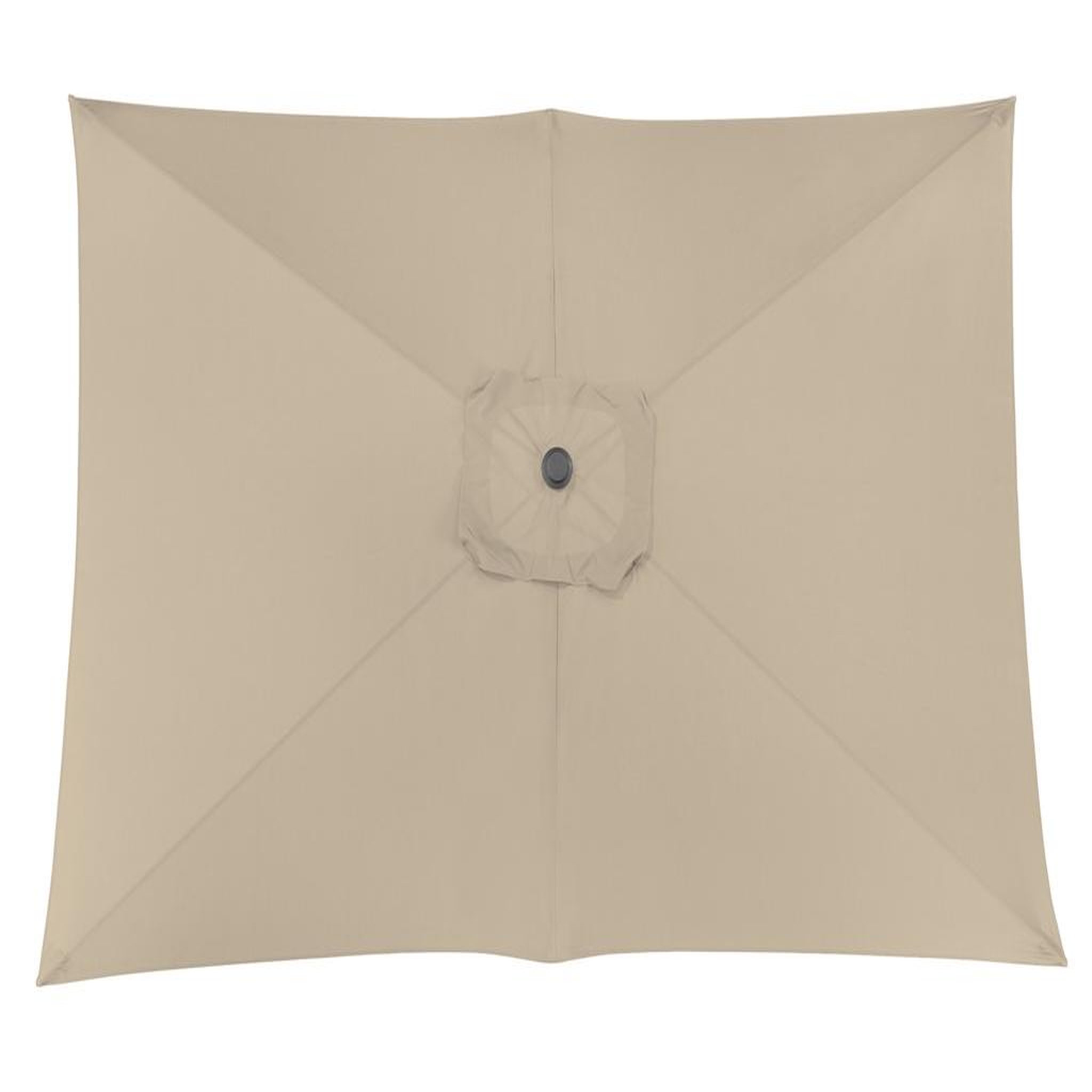 Proloisirs Toile Parasol Mat Droit 3x2 par 6 Polyester 250gr - Ecru