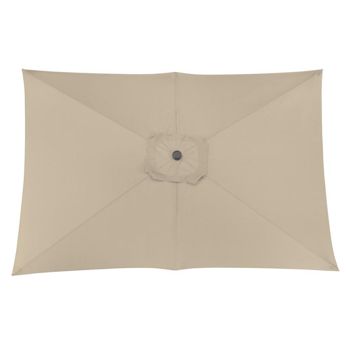 Proloisirs Toile Parasol Mat Droit 3x2 par 6 Polyester 250gr - Ecru