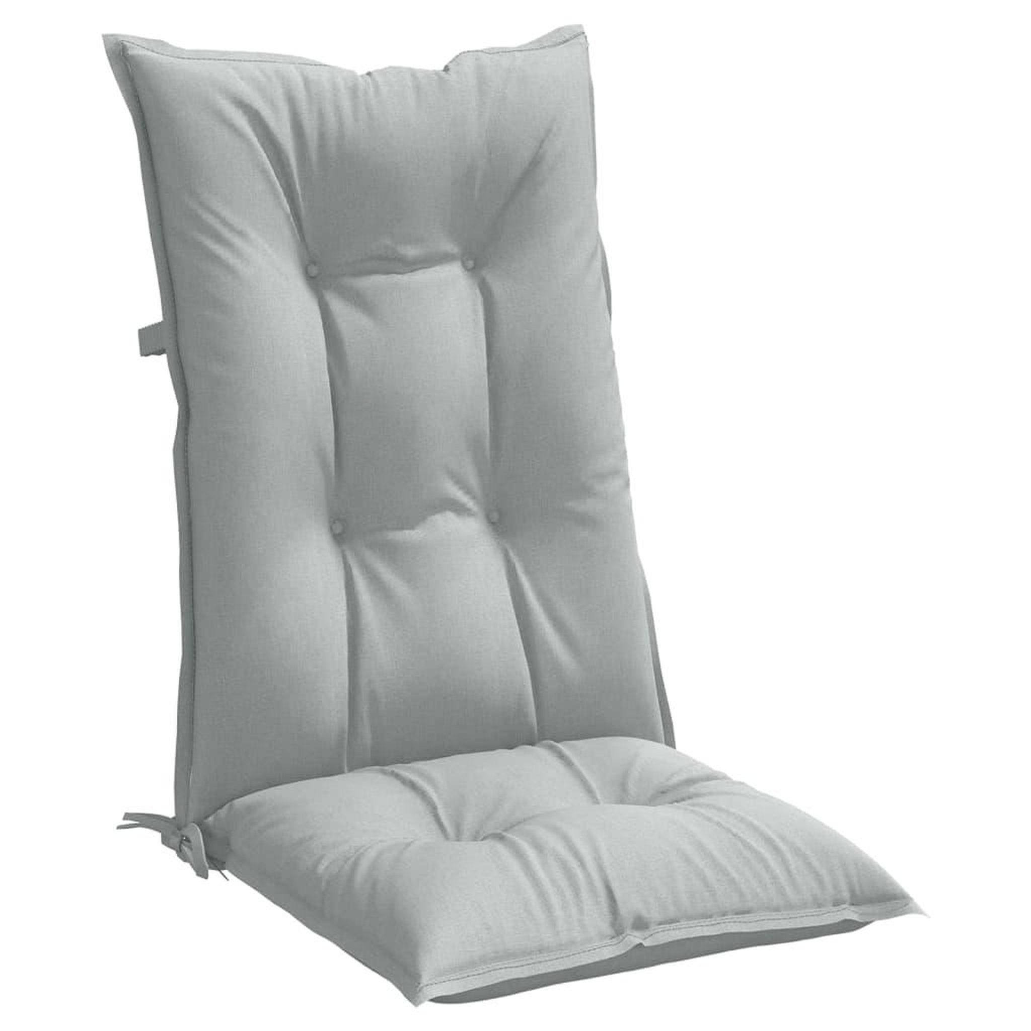 Voir la diapositive 5 : VIDAXL Coussins de chaise a dossier haut lot de 6 gris clair melange