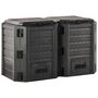 Voir la diapositive 3 : VIDAXL Composteur de jardin Noir 800 L