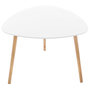 Voir la diapositive 2 : ATMOSPHERA Lot de 3 Tables à Café Gigognes  Mileo  60cm Blanc