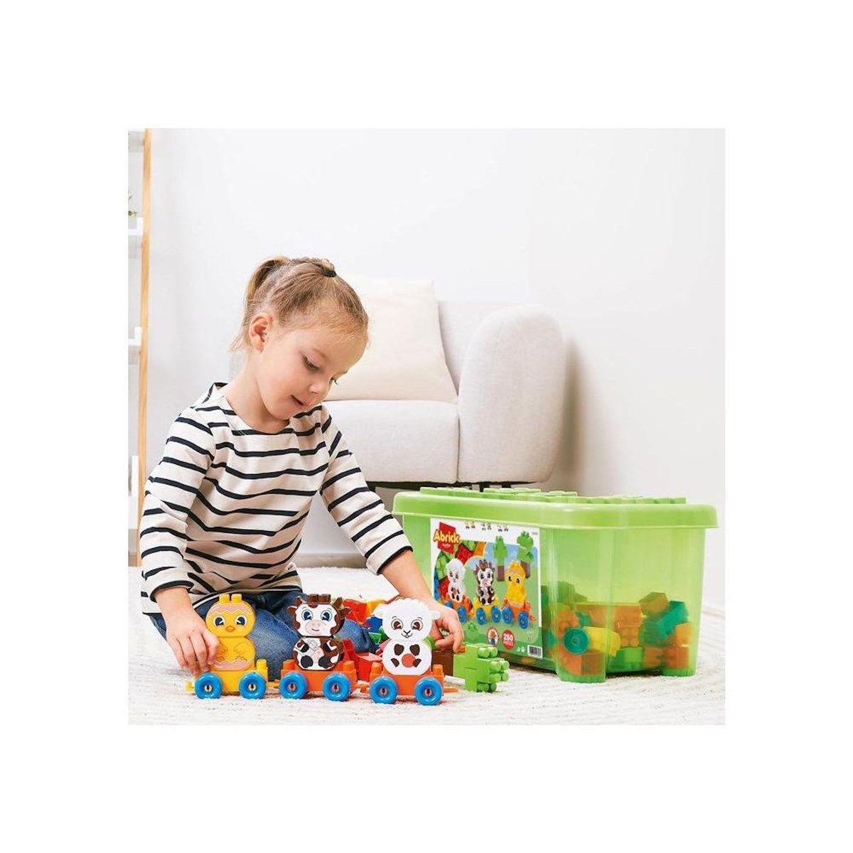 Ecoiffier BARIL FERME 250 PCS ABRICK ECOIFFIER ECO1369