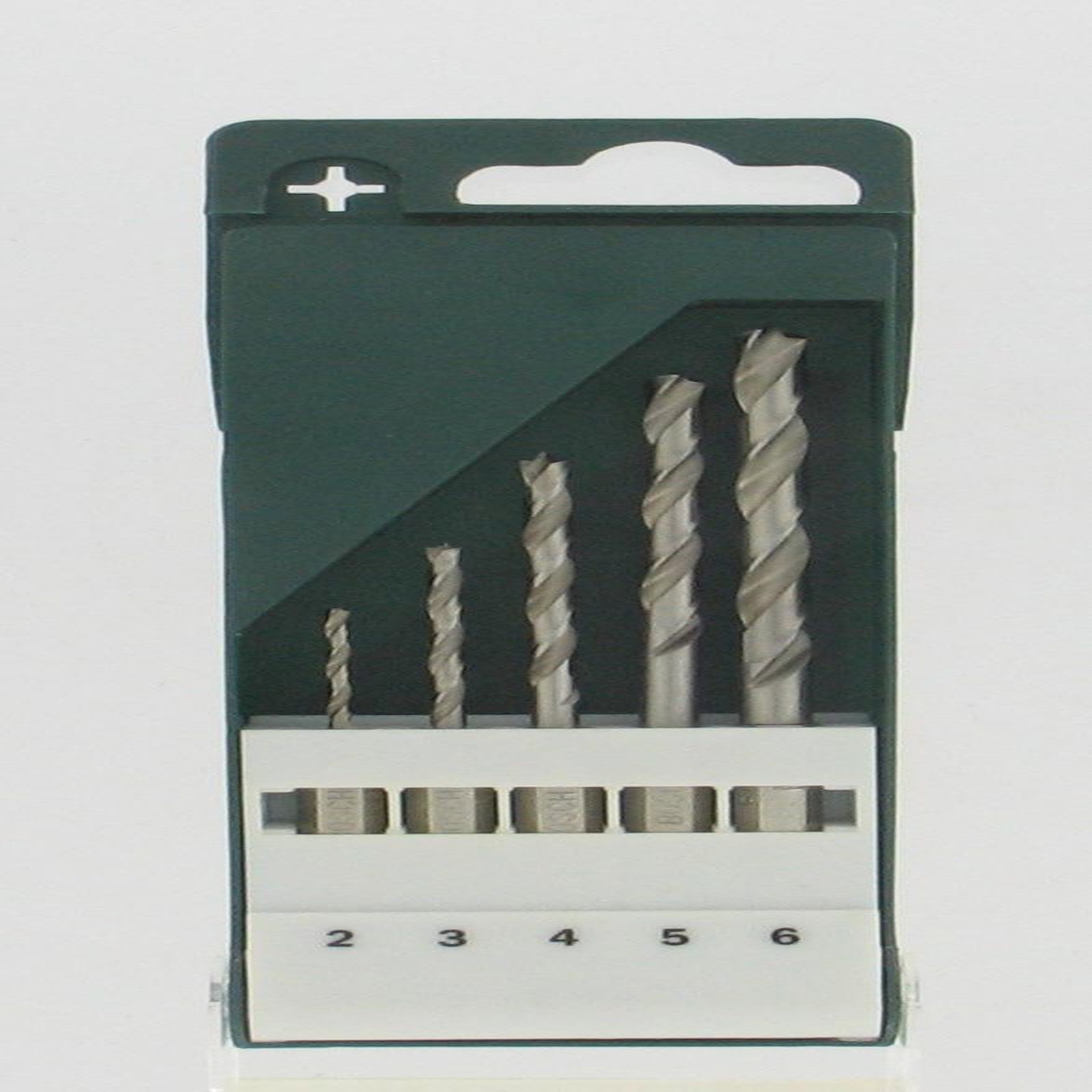 BOSCH Coffret de 5 forets bois BOSCH, Diam.2-3-4-5-6 mm