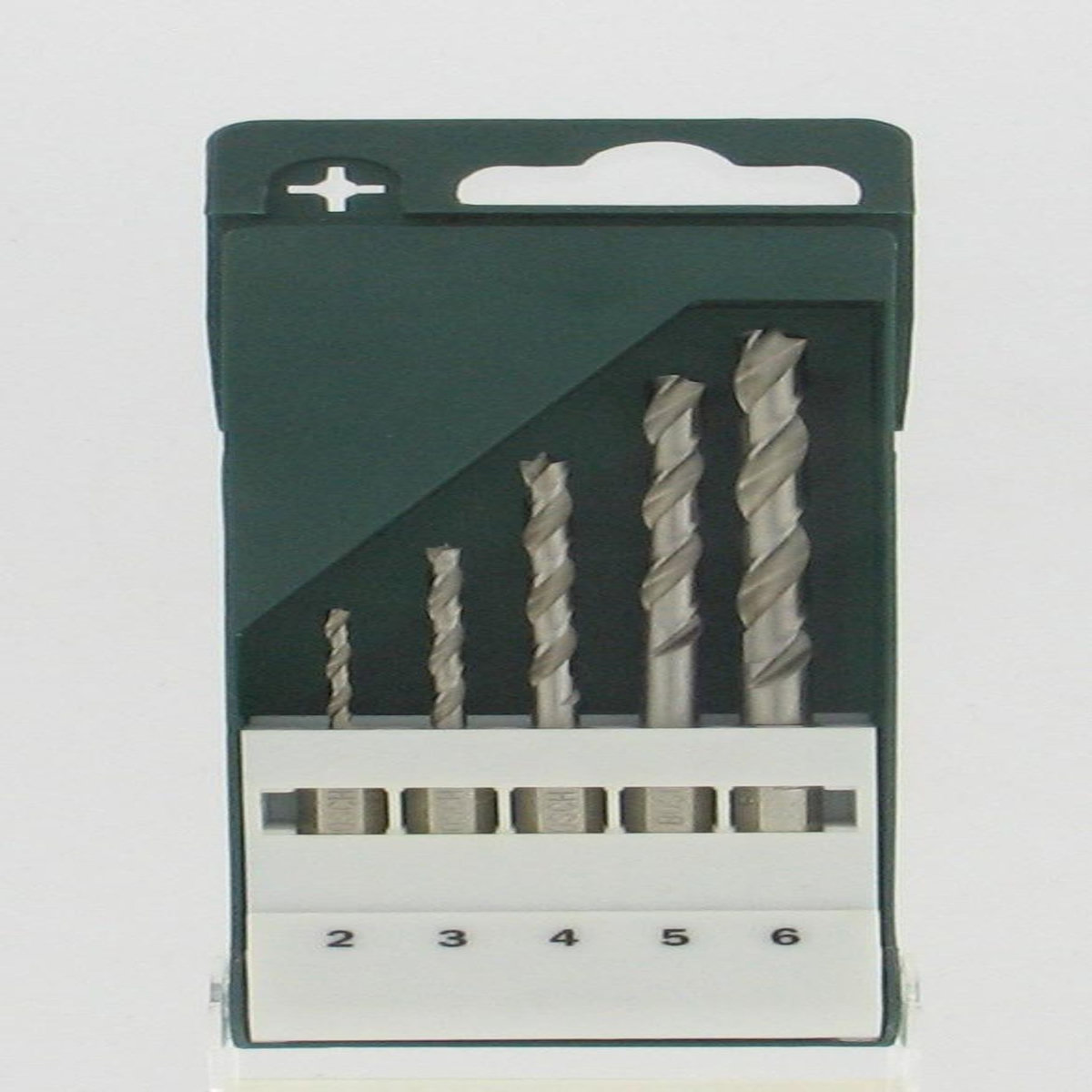 BOSCH Coffret de 5 forets bois BOSCH, Diam.2-3-4-5-6 mm