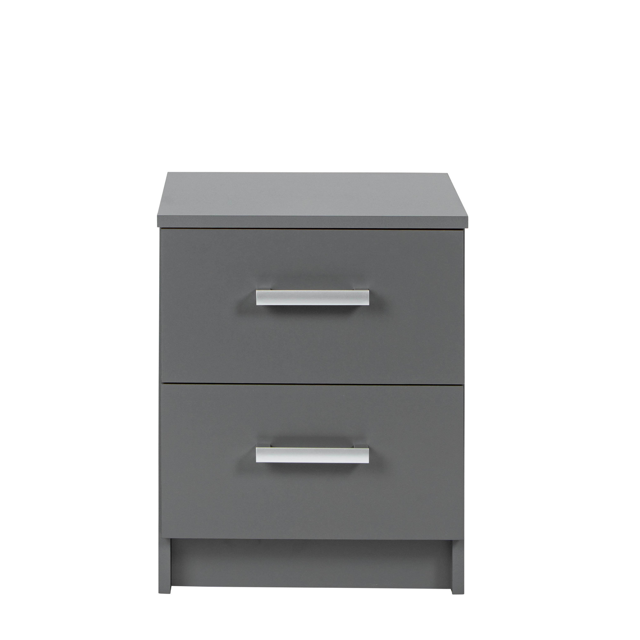 Voir la diapositive 2 : INTERLINK Table de nuit ELENZIO 2 Gris