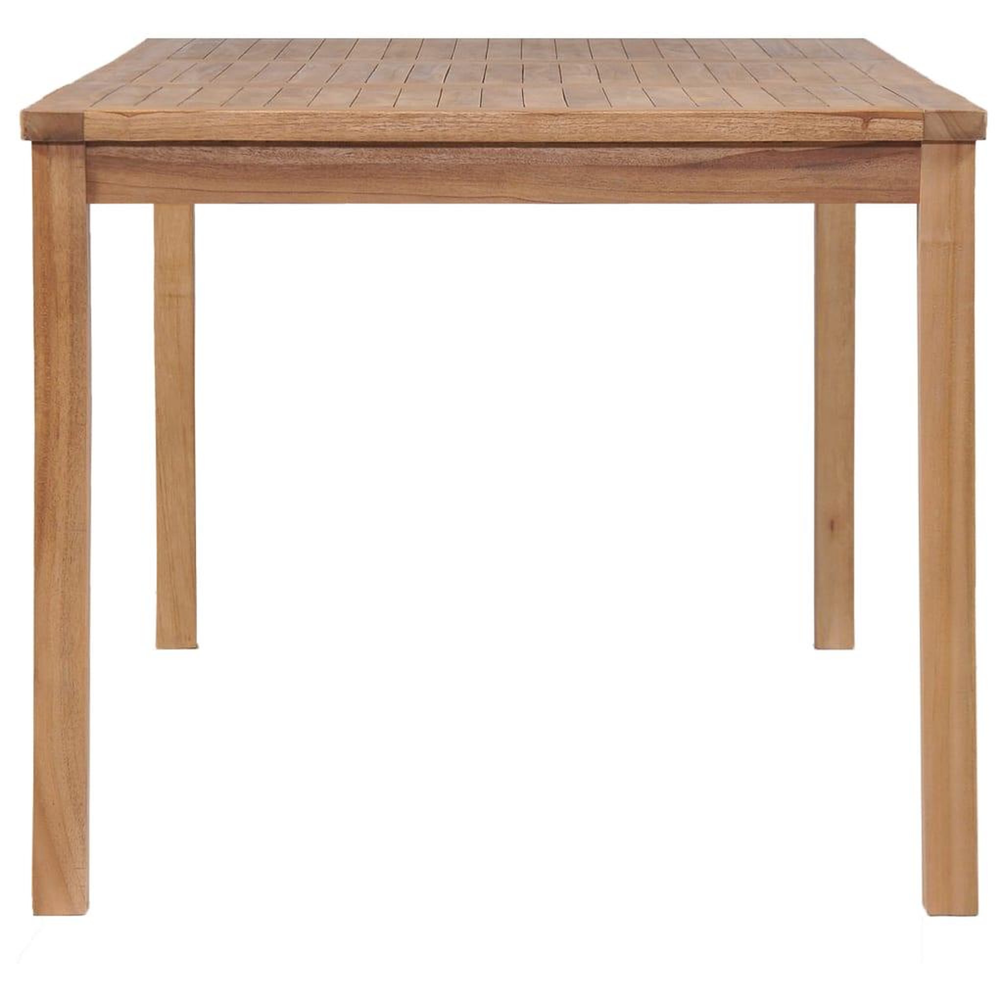 Voir la diapositive 3 : VIDAXL Table de jardin 150x90x77 cm Bois de teck solide
