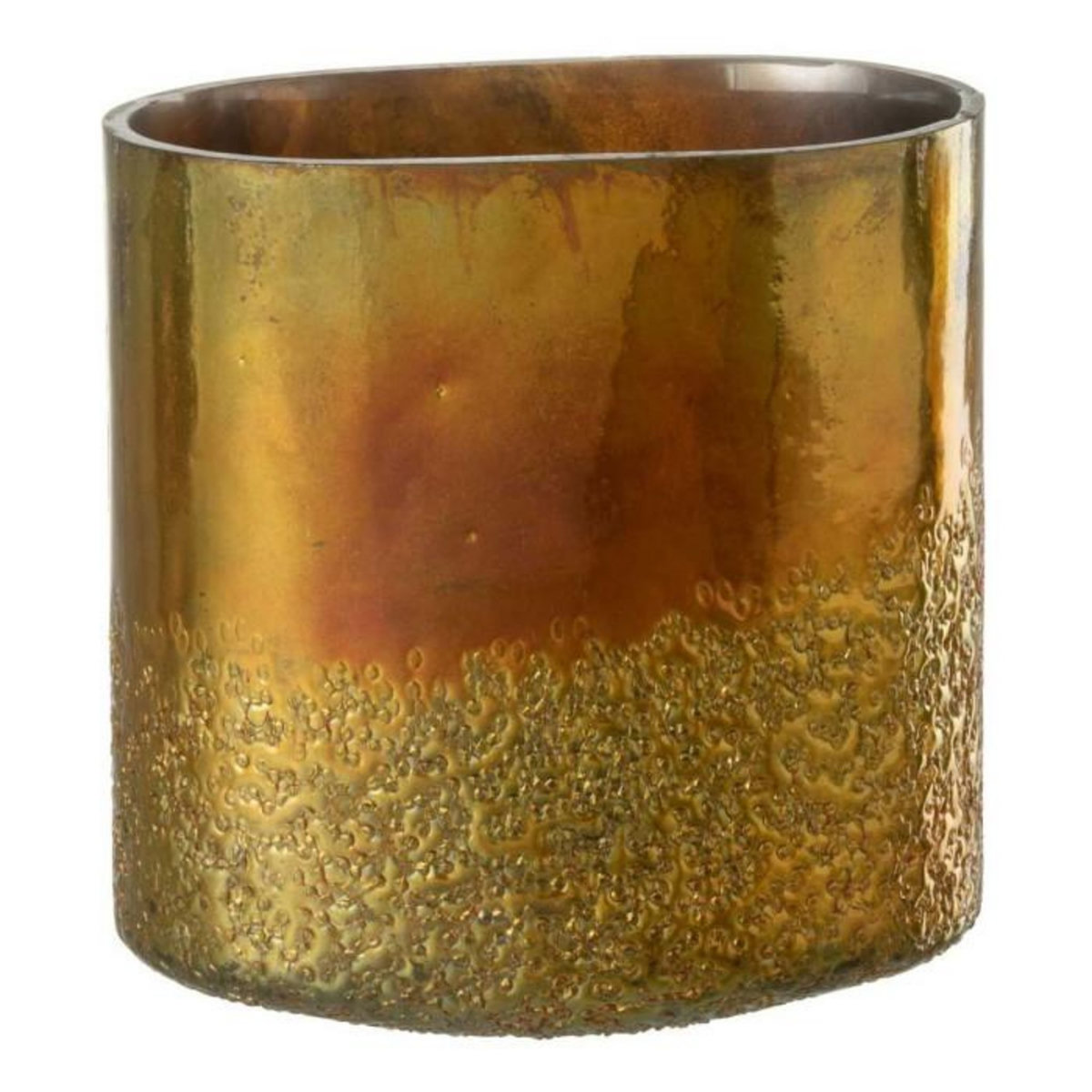 Paris Prix Photophore Miroir en Verre  Anton  17cm Or