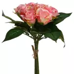 ATMOSPHERA Bouquet de Fleurs  9 Roses  25cm Rose