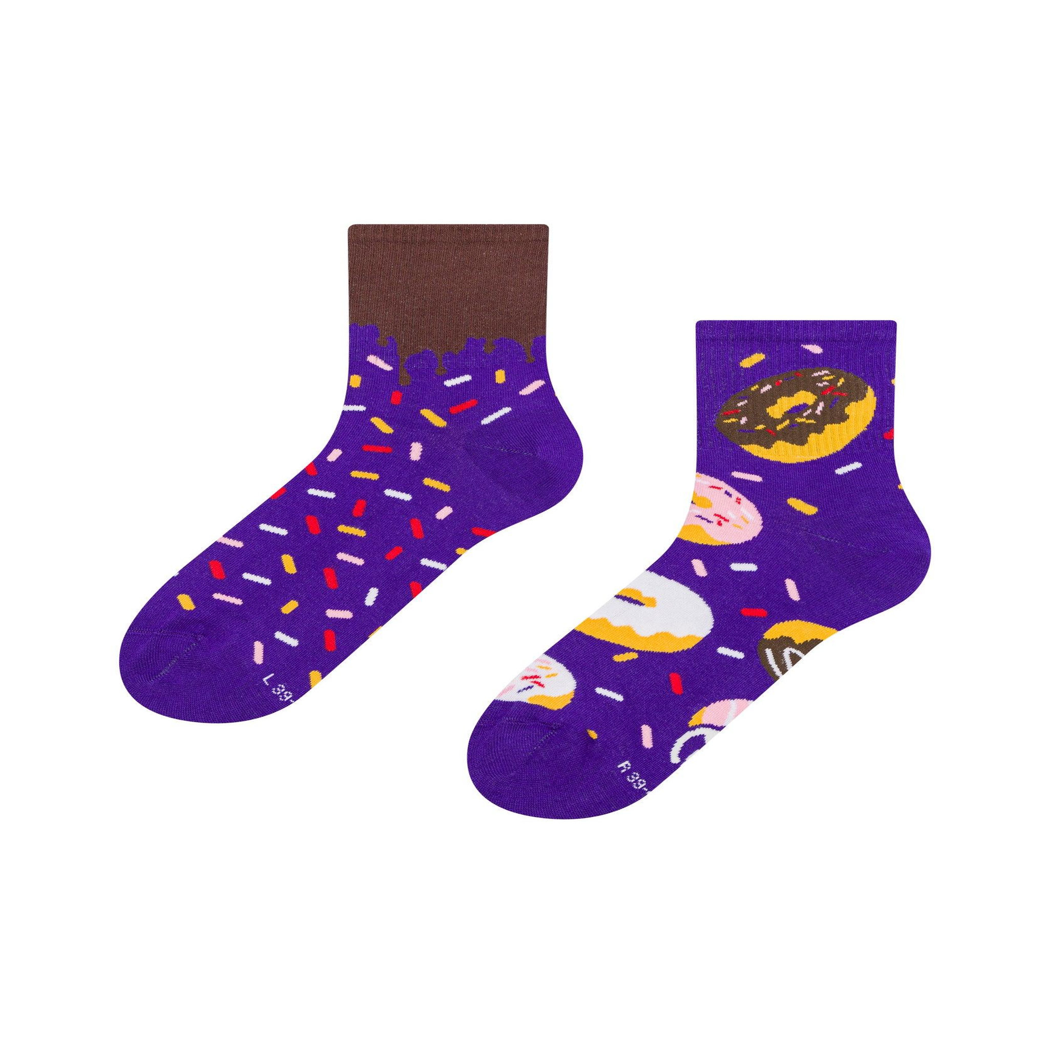 DEDOLES Chaussettes courtes donuts sucrés