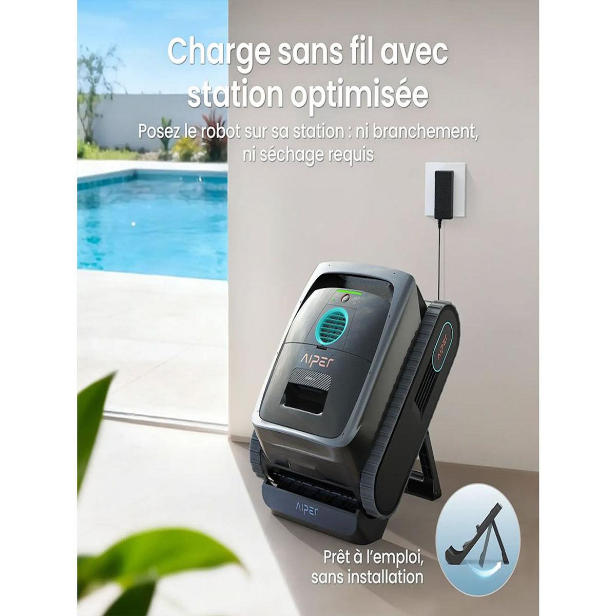 JARDIDECO Robot de piscine sans fil Scuba V3 - Aiper