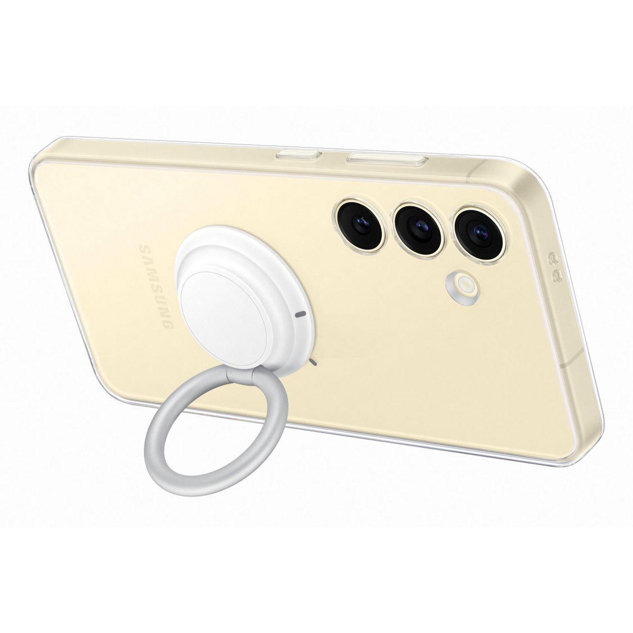Voir la diapositive 3 : Samsung Coque Samsung S24 tranparent avec support