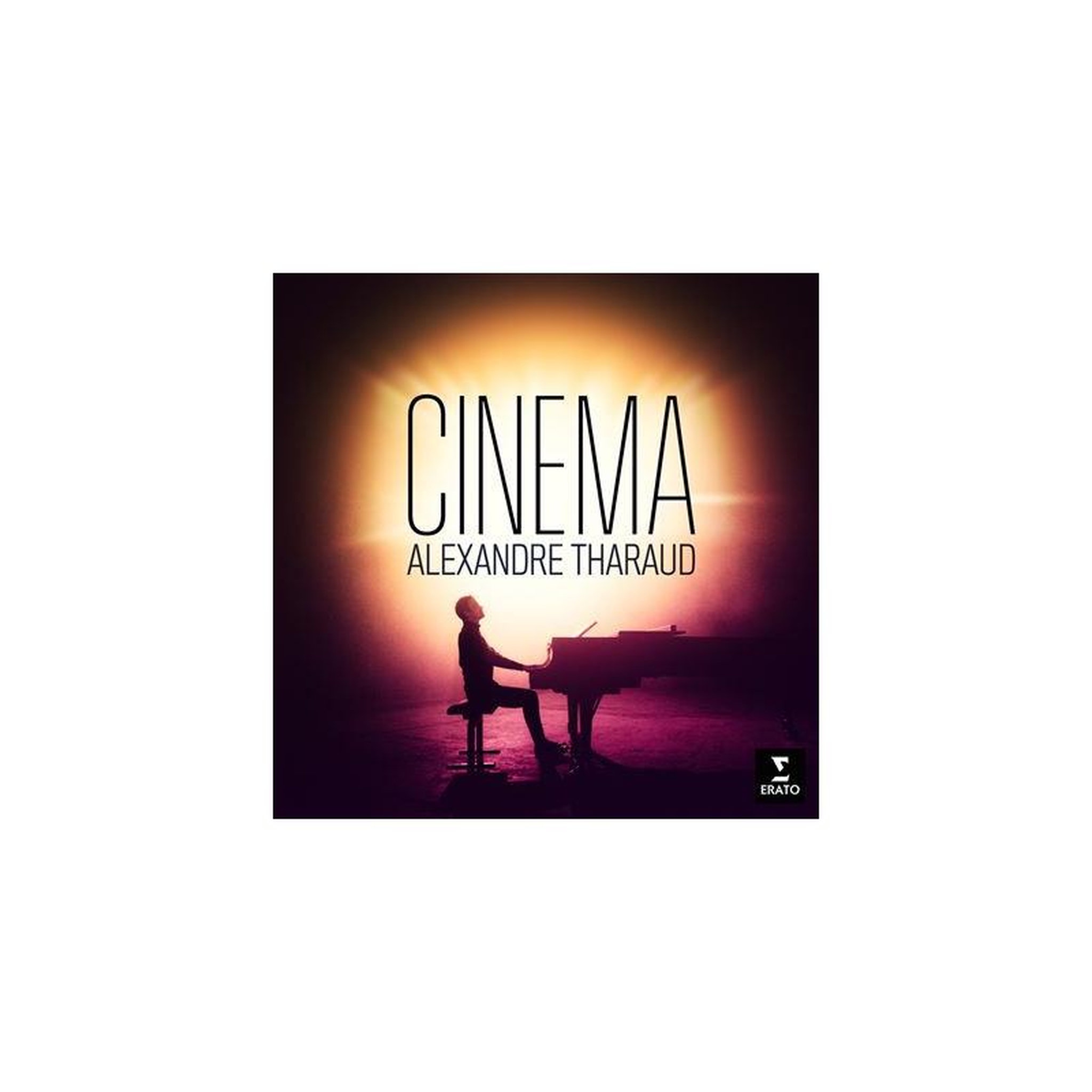Vinyle album cinéma d'alexandre tharaud erato, piano classique