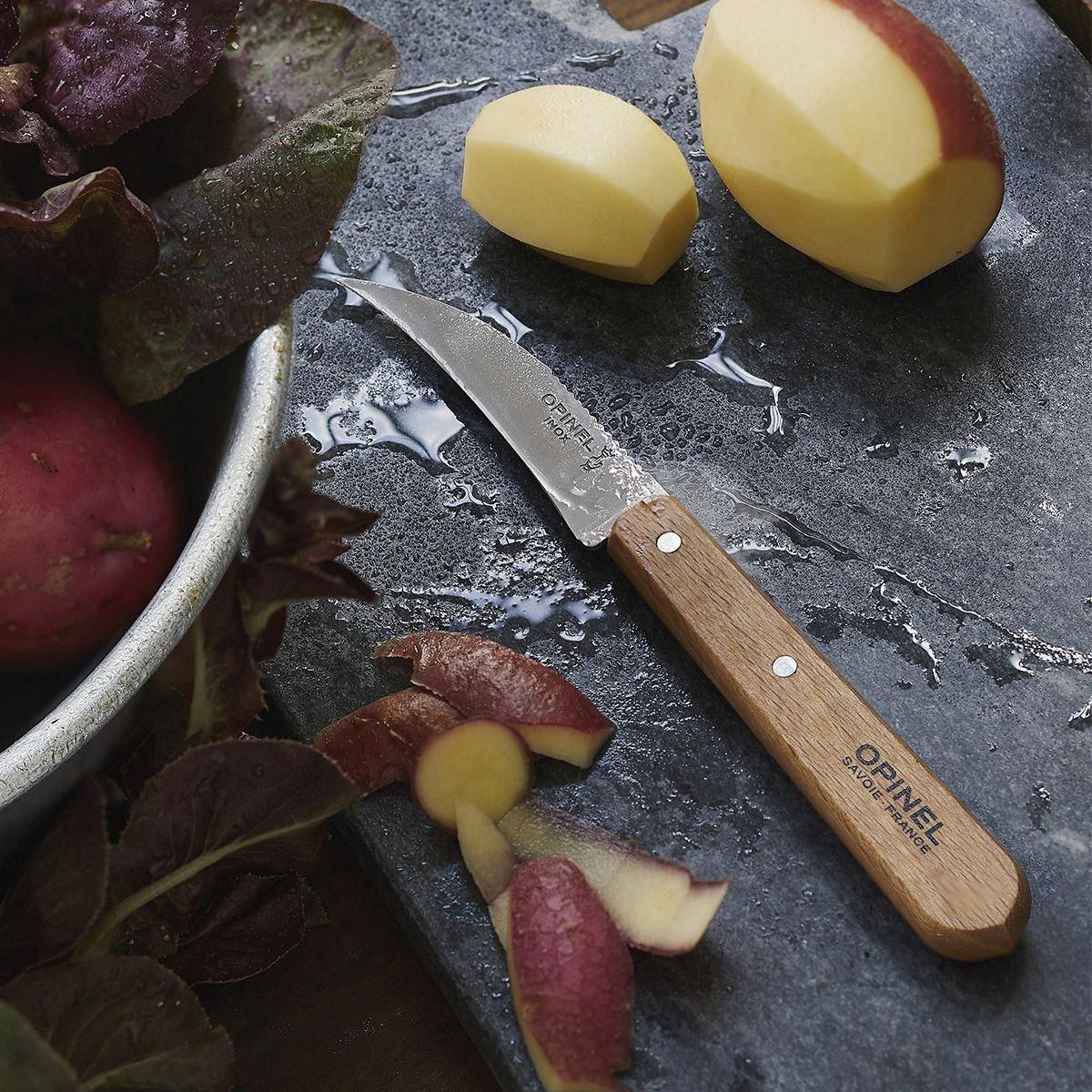 Opinel Couteau à légumes No114 hêtre