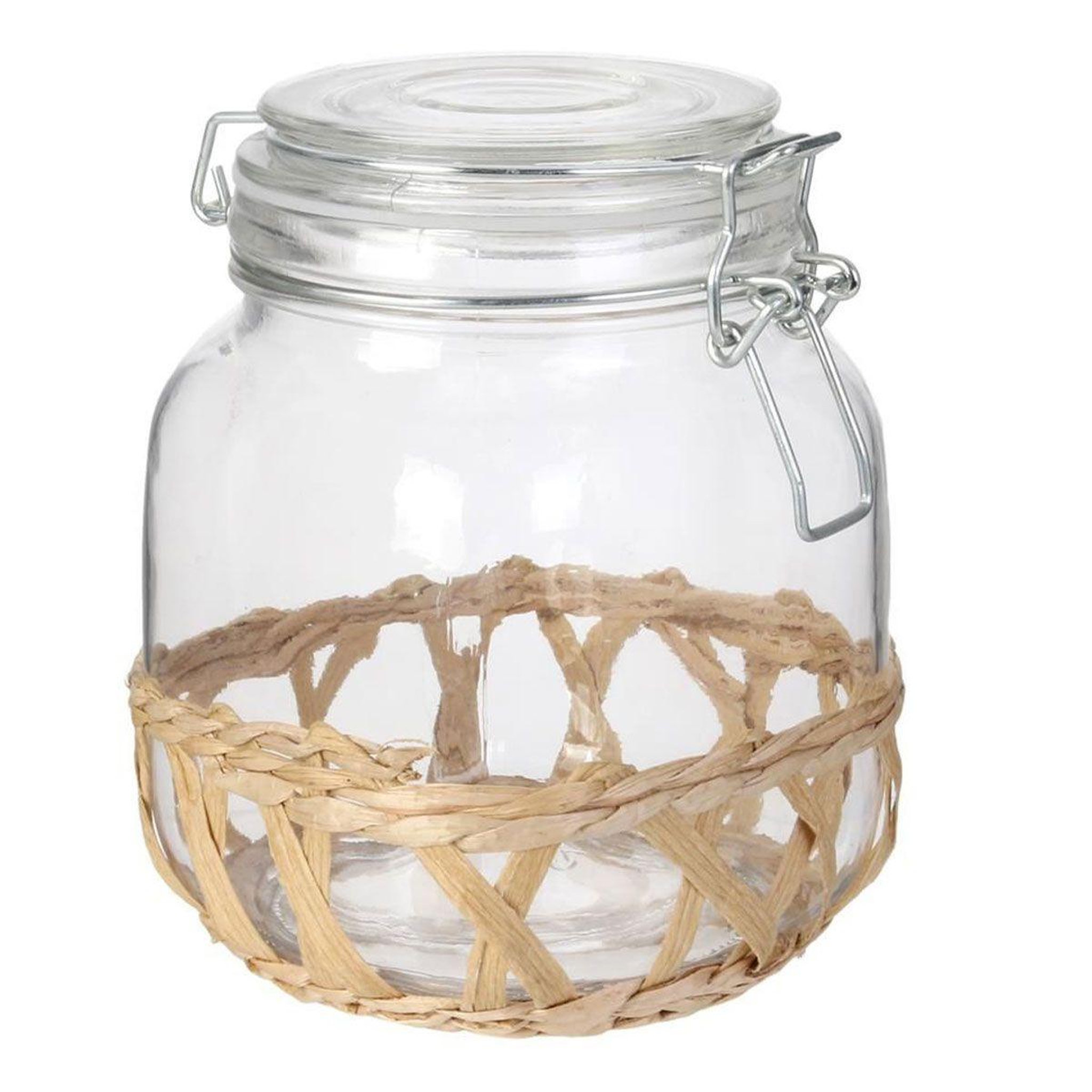 The Home Deco Factory Bocal en verre  mirage  1l transparent