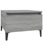 Voir la diapositive 2 : VIDAXL Table d'appoint Sonoma gris 50x46x35 cm Bois d'ingenierie
