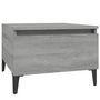 Voir la diapositive 2 : VIDAXL Table d'appoint Sonoma gris 50x46x35 cm Bois d'ingenierie