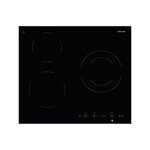 Glem Table vitrocéramique 60 cm - 3 foyers Hi-Light dont 1 extensible - 5,7 GLEM - GTH63ET