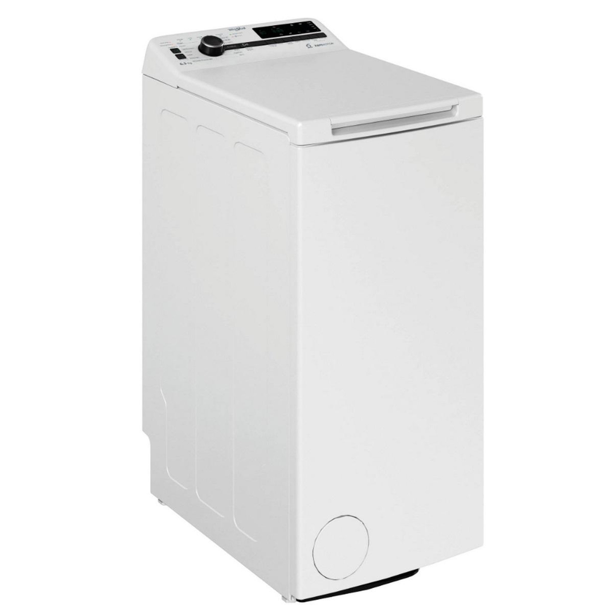 Voir la diapositive 1 : Whirlpool Lave-linge top 6.5kg 1200 tours/min blanc - TDLRBX65242BSFR