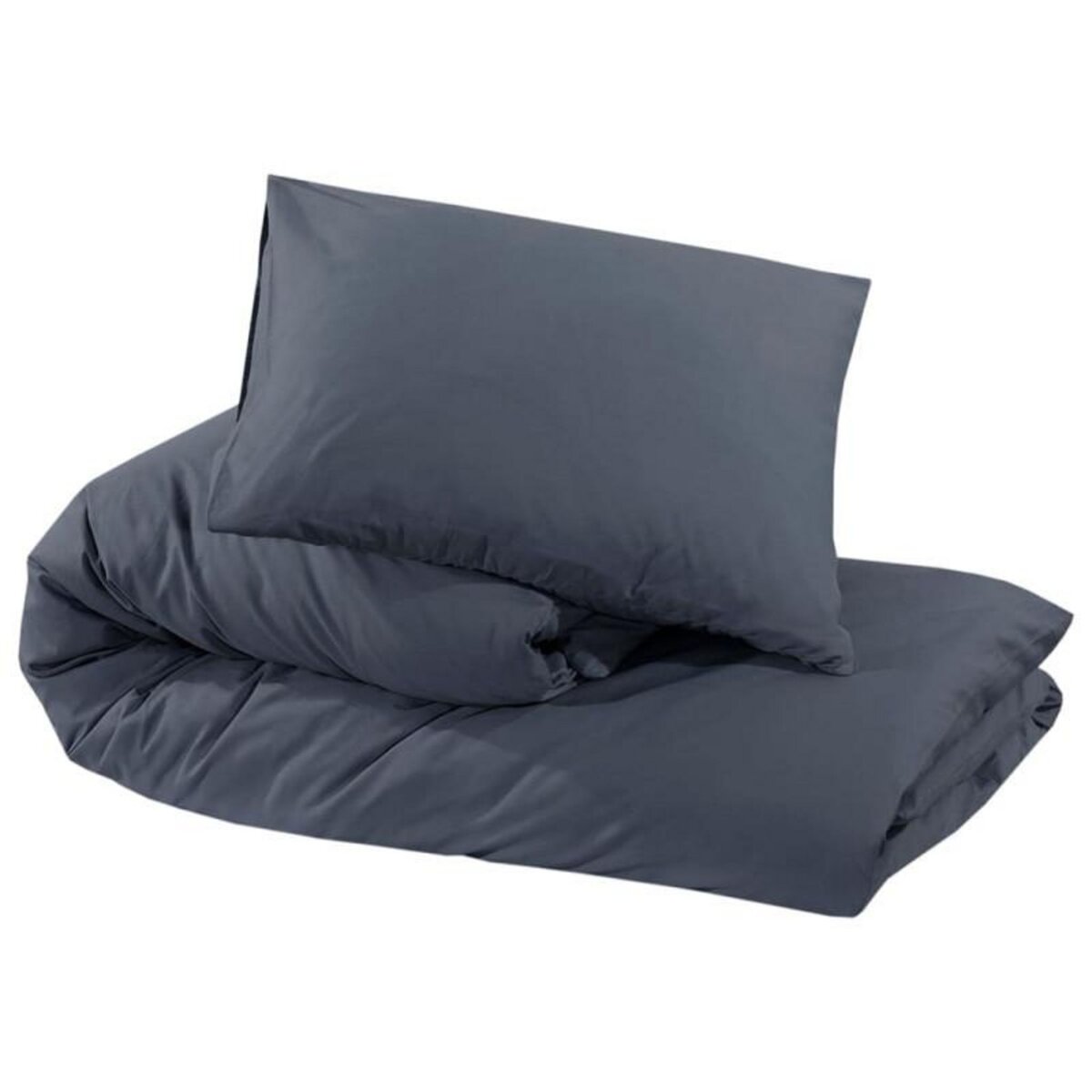 VIDAXL Ensemble de housse de couette Anthracite 155x220 cm Coton