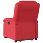 Voir la diapositive 5 : VIDAXL Fauteuil inclinable de massage electrique rouge similicuir
