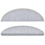Voir la diapositive 4 : VIDAXL Tapis d'escalier 15 pcs Gris clair 56x17x3 cm